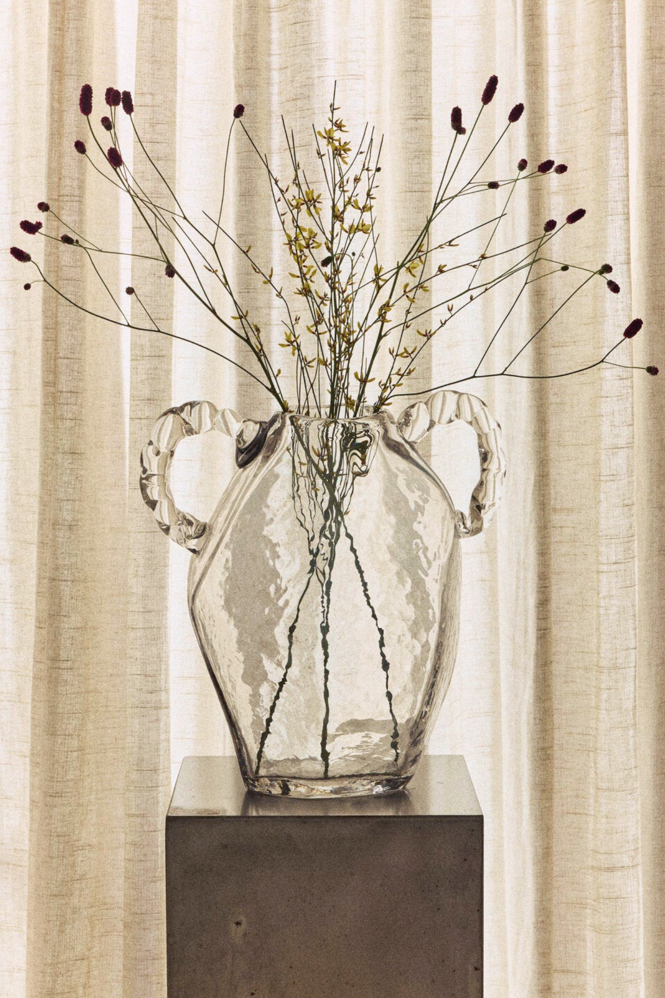 Gemstone amfora vase - Crystal